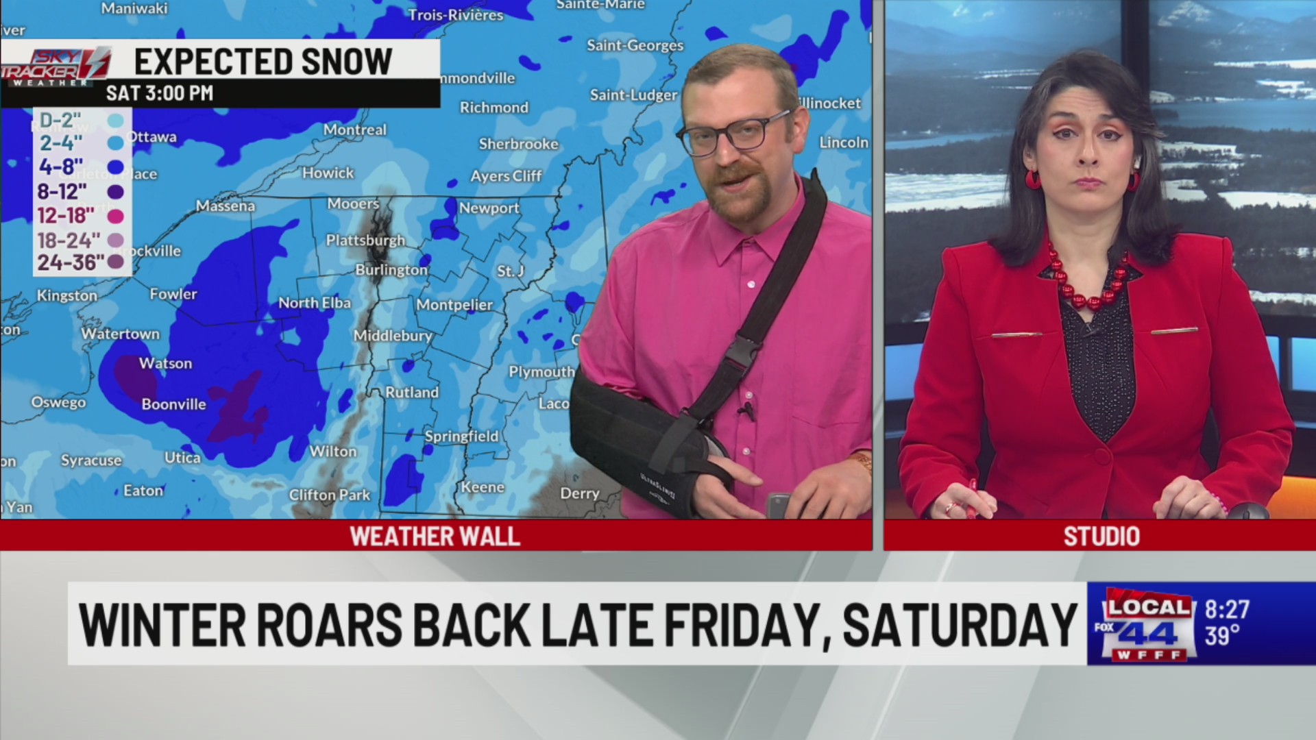 Winter claps back Friday with accumulating snow likely