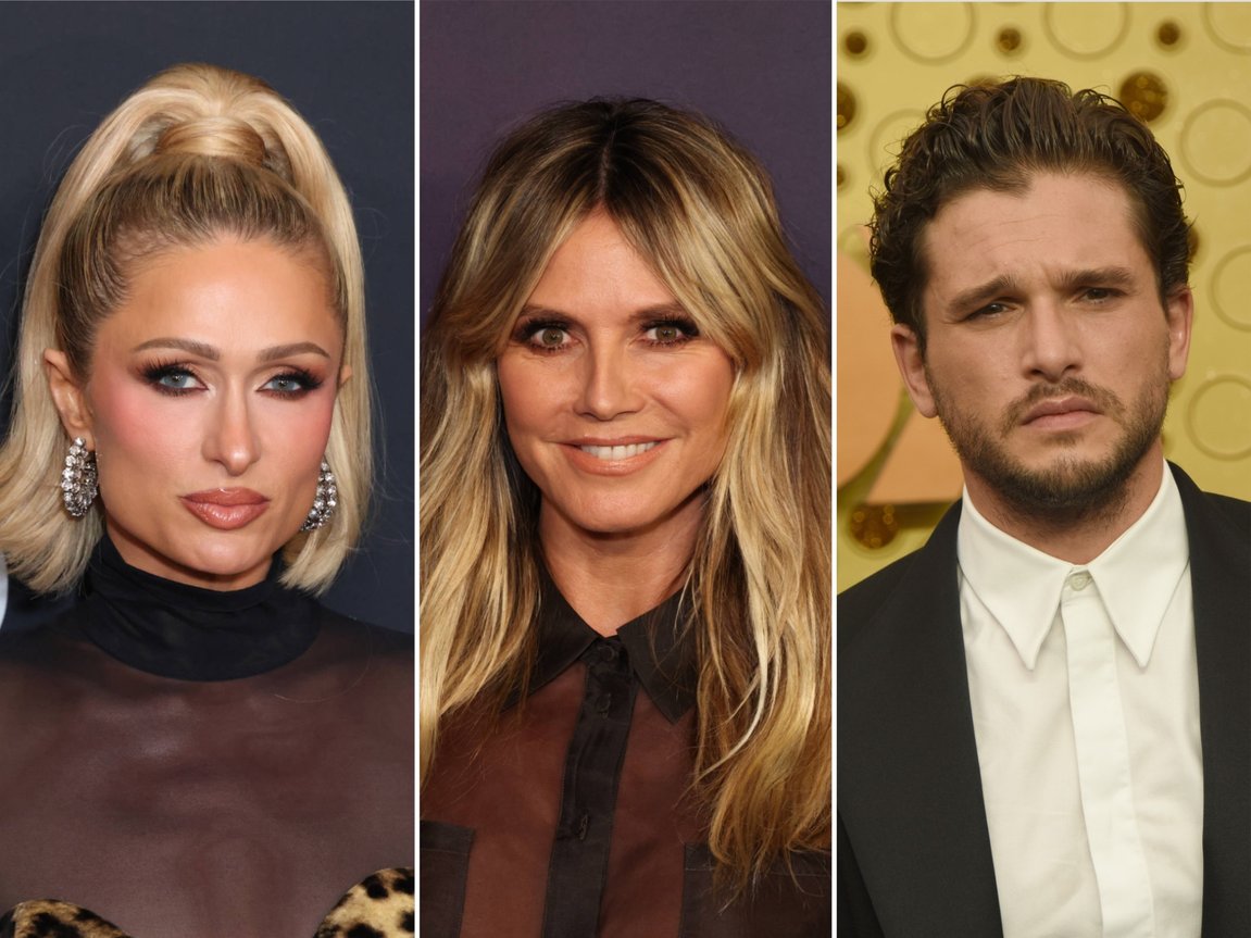 Paris Hilton, Heidi Klum (center) and Kit Harington have publicly disclosed their ADHD diagnoses.