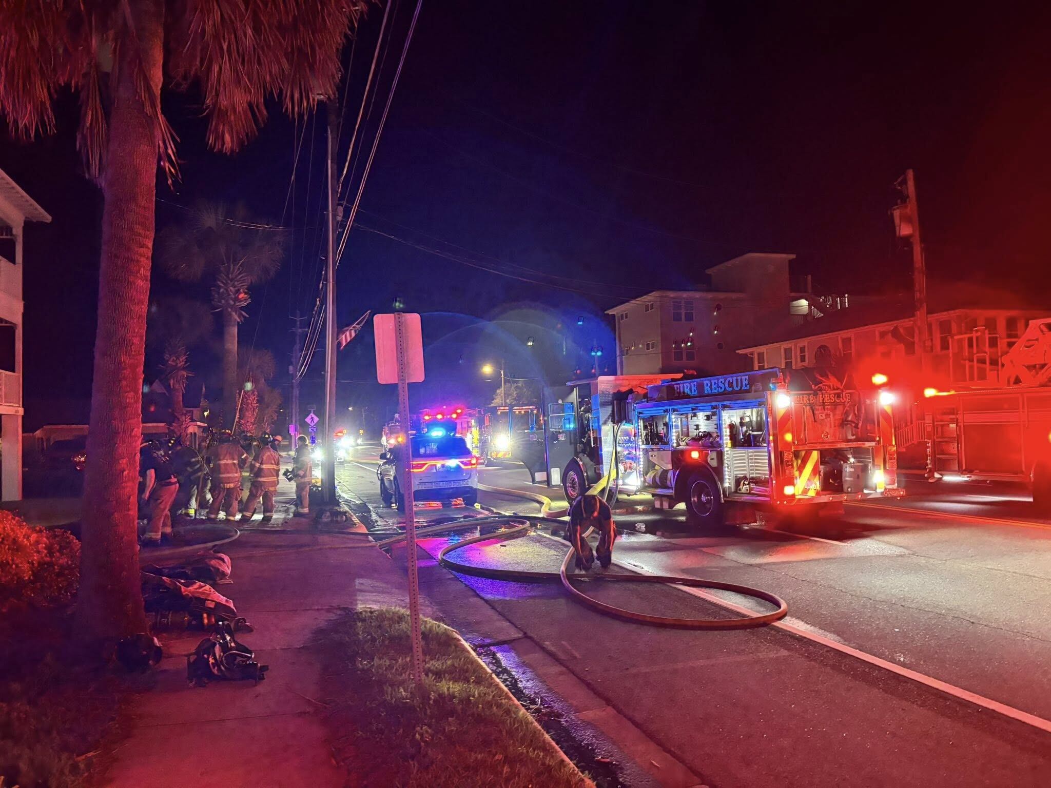 Firefighter taken to hospital after responding to Butler Avenue fire on