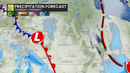 Blast of late-season snow hits Alberta and Saskatchewan, risk of 10-20+ cm