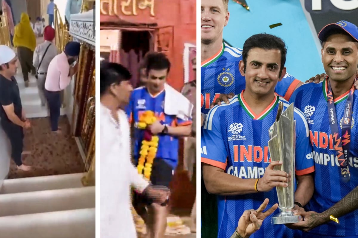Watch: Gautam Gambhir visits Gurudwara Shri Rakab Ganj Sahib after T20 ...
