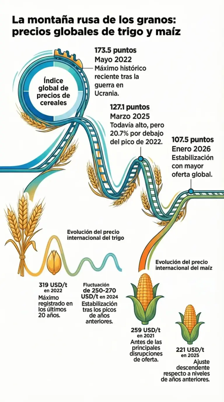 Mercados agrícolas en alerta: el trigo y el maíz frente a shocks ...