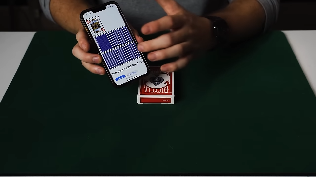 A simple magic trick that creates the illusion of controlling choices