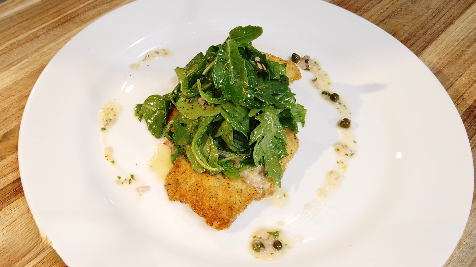 What happens when you fry chicken the Italian way