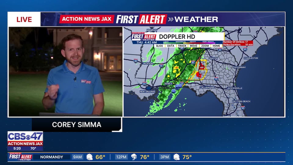 First alert forecast: Thursday, March 12 - morning