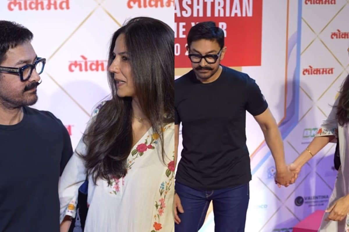 Aamir Khan can’t take his eyes off Gauri Spratt. Fans call them ‘best jodi’