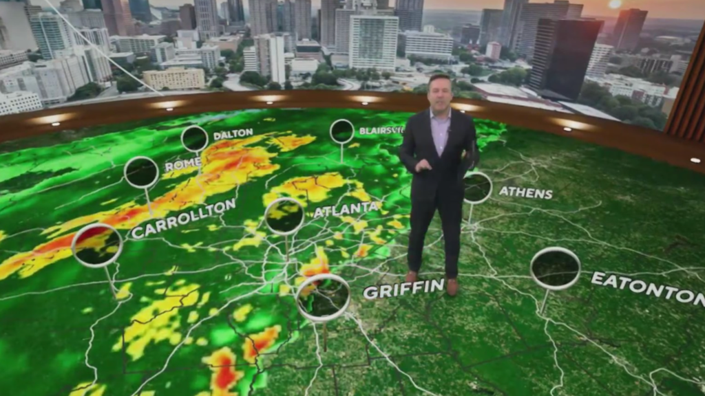 Tornado watch issued as severe storms move across central Georgia ...