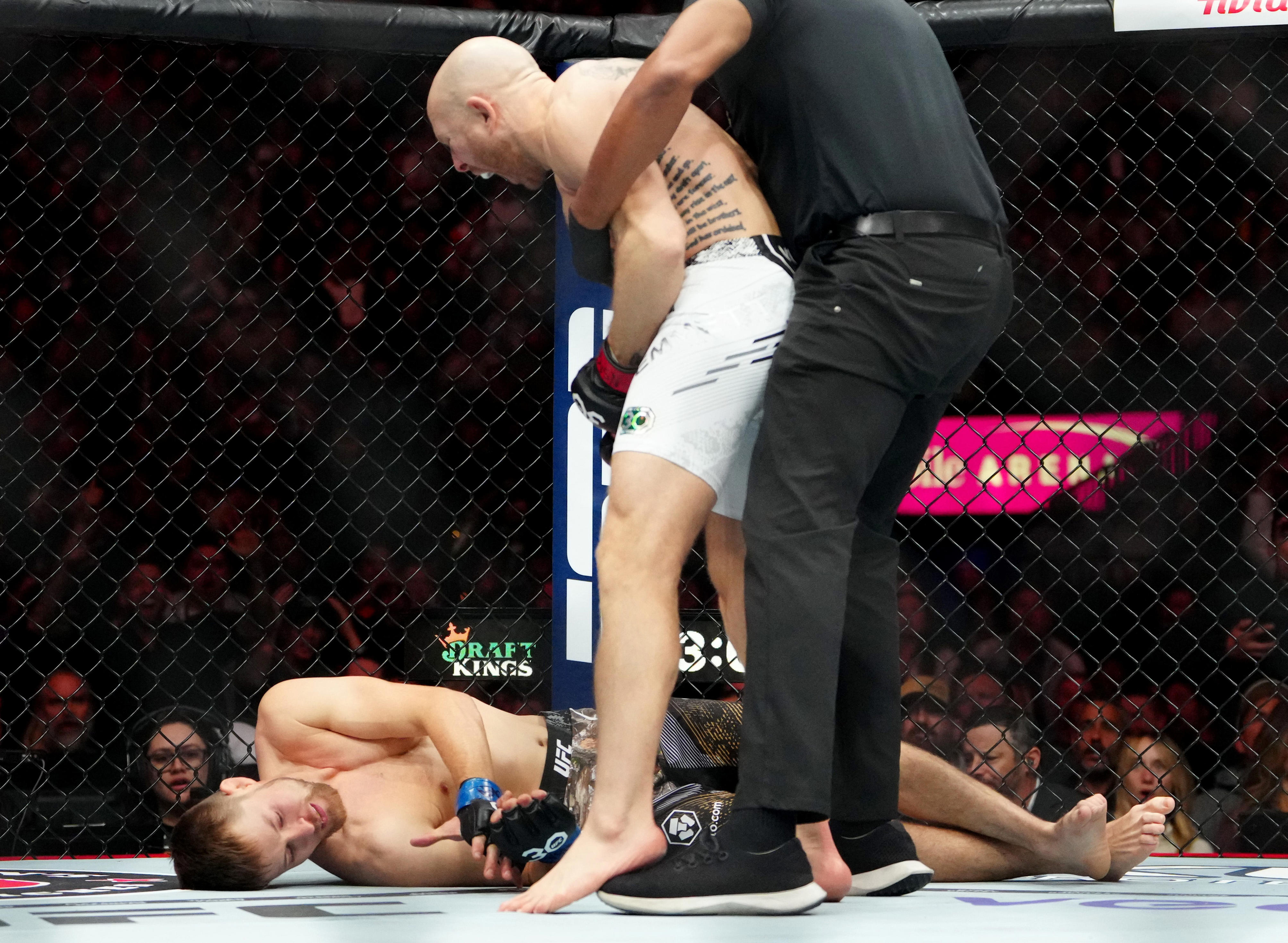 UFC full fight video: Relive Josh Emmett's brutal KO of Bryce Mitchell