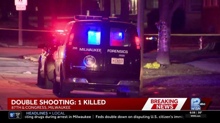 One dead, another injured in double shooting in Milwaukee