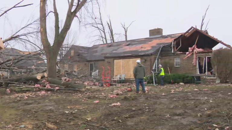 Cleanup continues after tornadoes tore path of destruction in Indiana ...