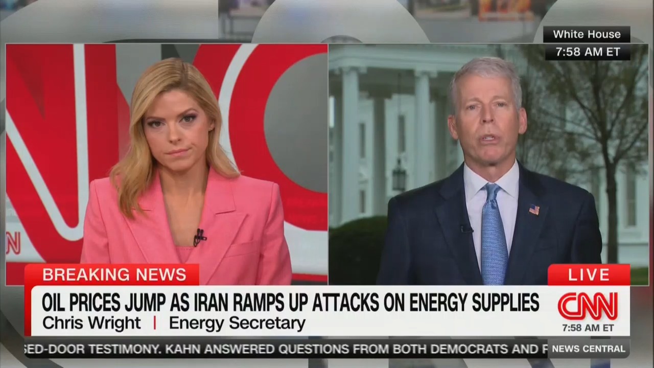 CNN anchor presses Trump energy secretary on oil hitting '$200 a barrel ...