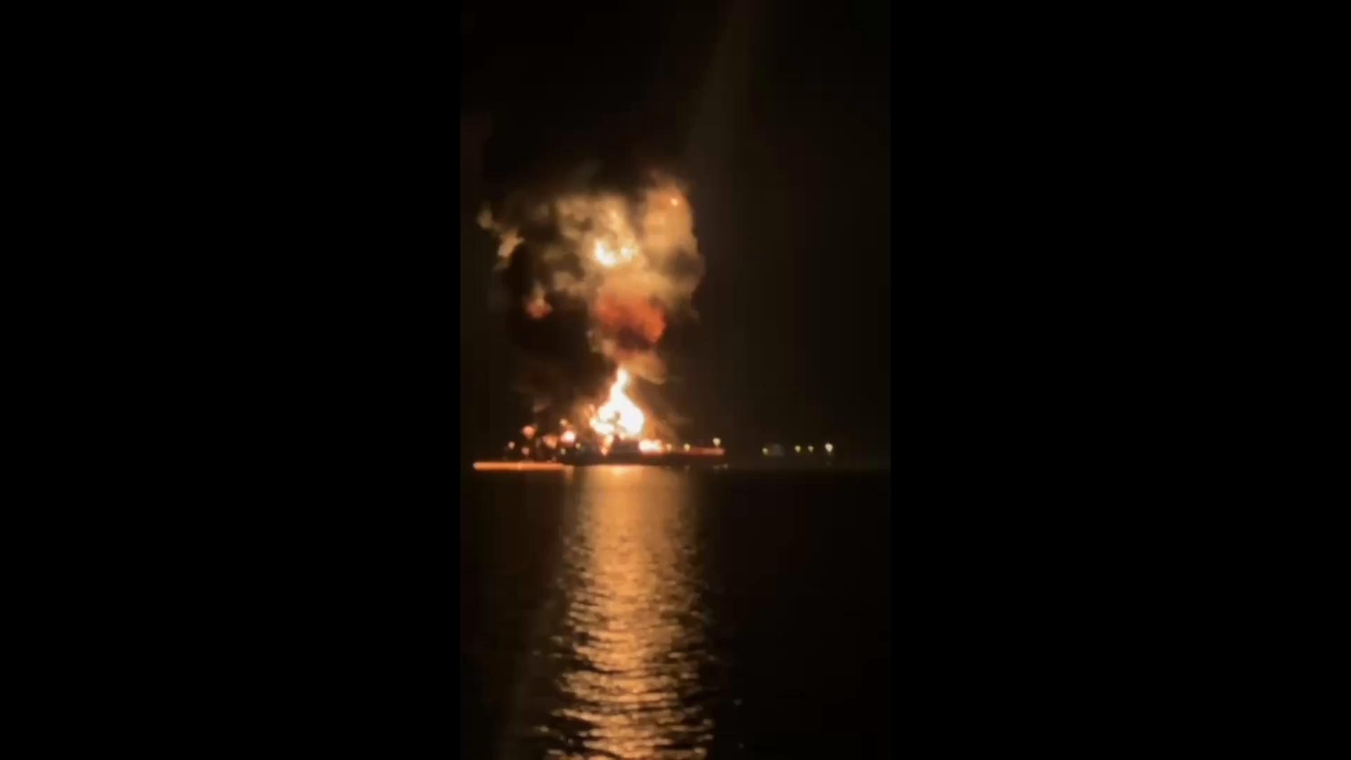 Attacks targeted oil ship near southern port in Basra