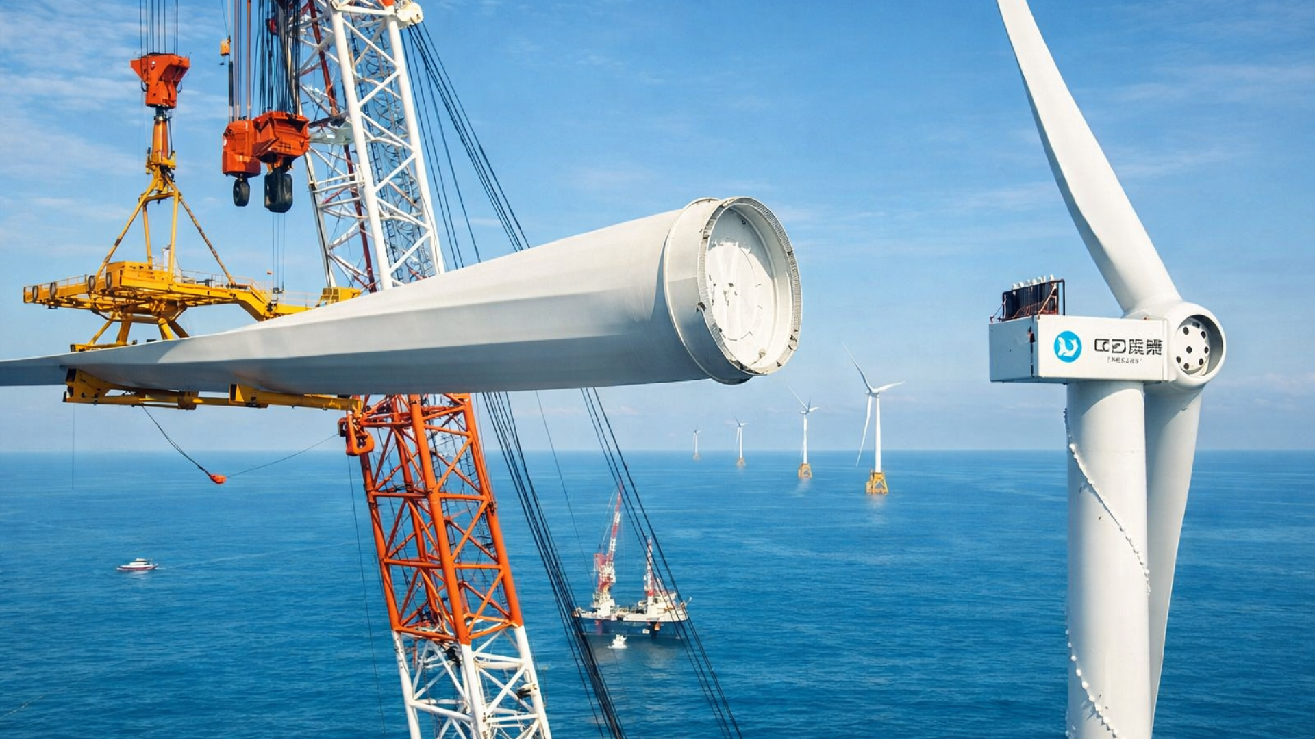 The massive 260 meter wind turbine China installed offshore, a new era ...