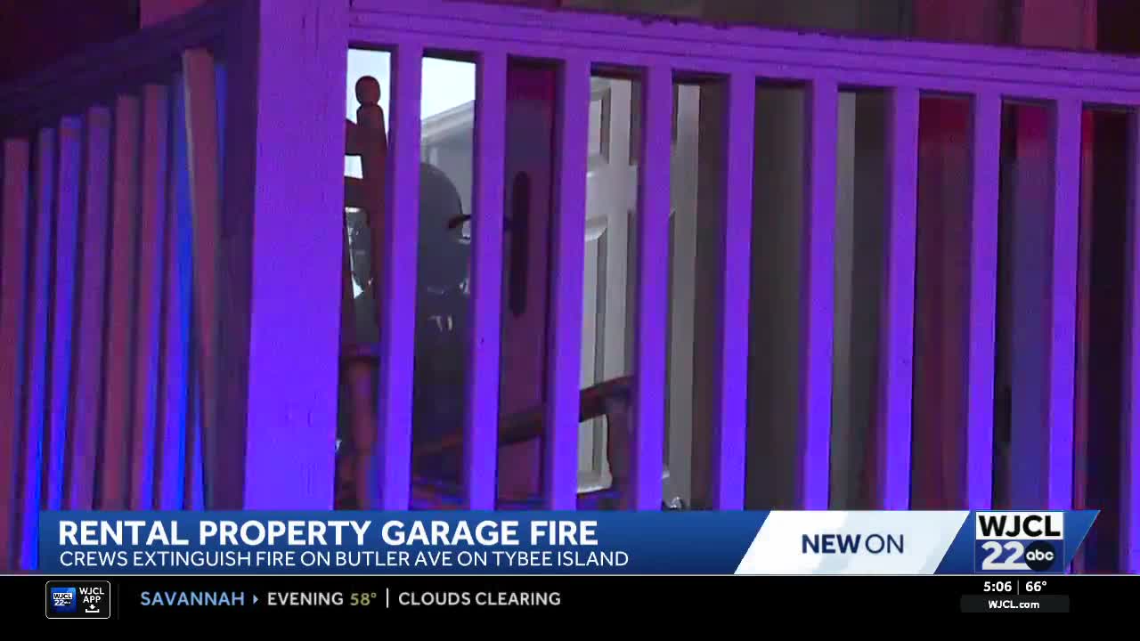 Fire reported at Tybee Island home