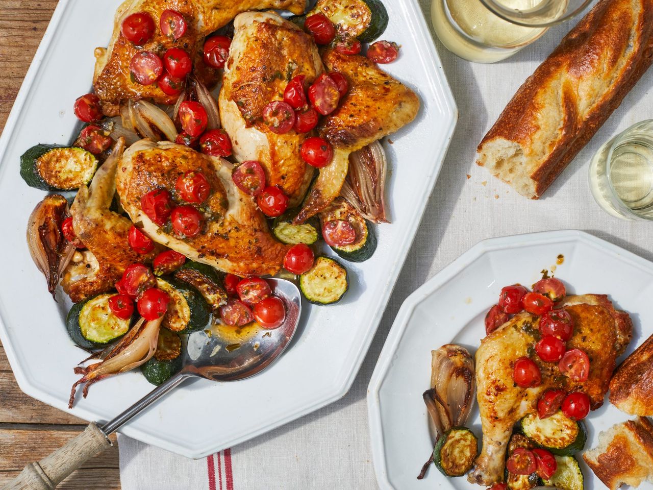 Sheet Pan Chicken with Tomato Salsa Recipe