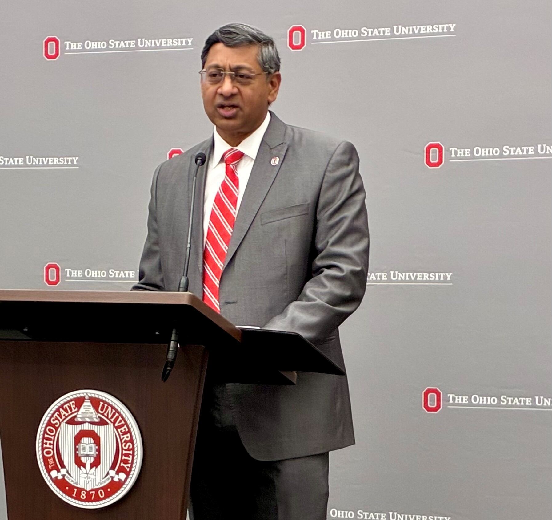 Provost Ravi V Bellamkonda becomes 18th president of Ohio State University