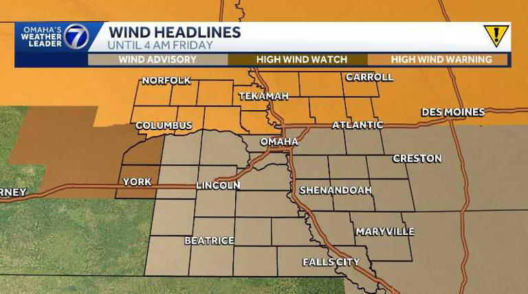 Fire danger, high winds, snow chances coming for Omaha area