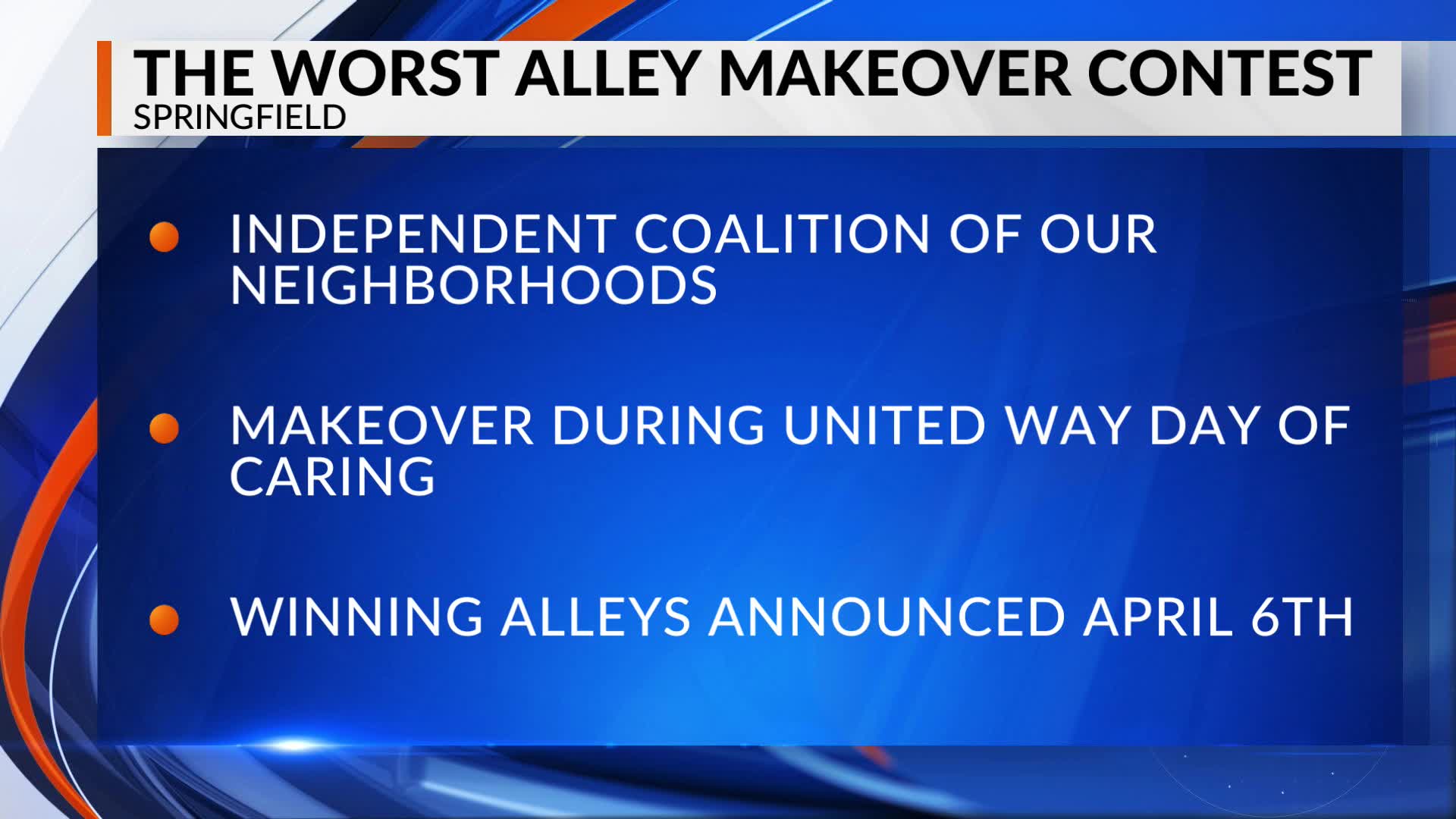 Springfield nonprofit set to host alley makeover contest in April