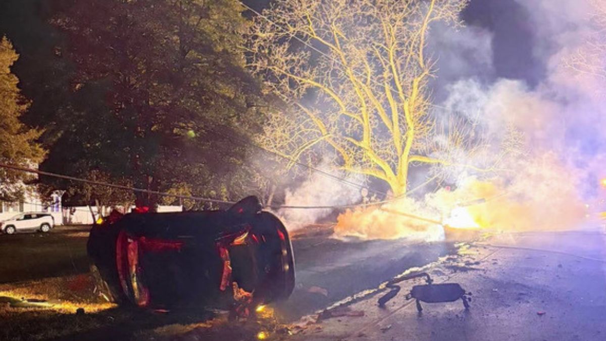 Suspected intoxicated driver crashes into utility pole, causing major ...