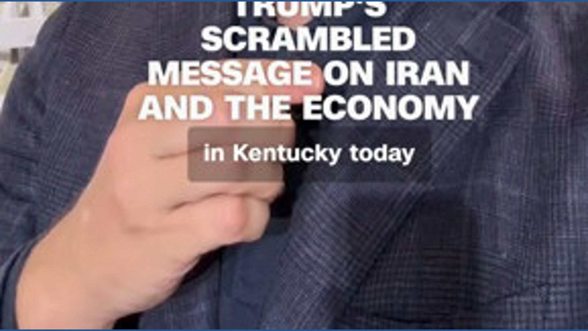 President Trump delivers remarks on war in Iran, economy in Kentucky
