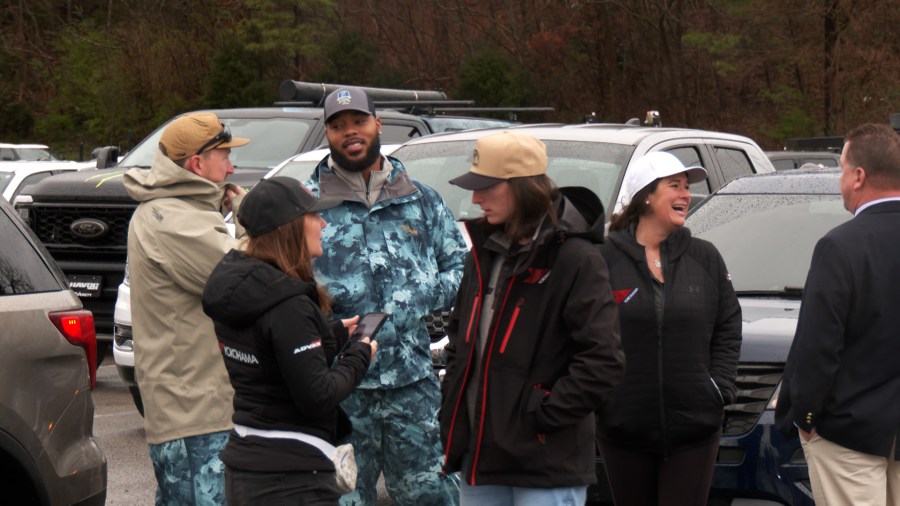 Celebrities participate in Pro-Am competition on Douglas Lake during ...