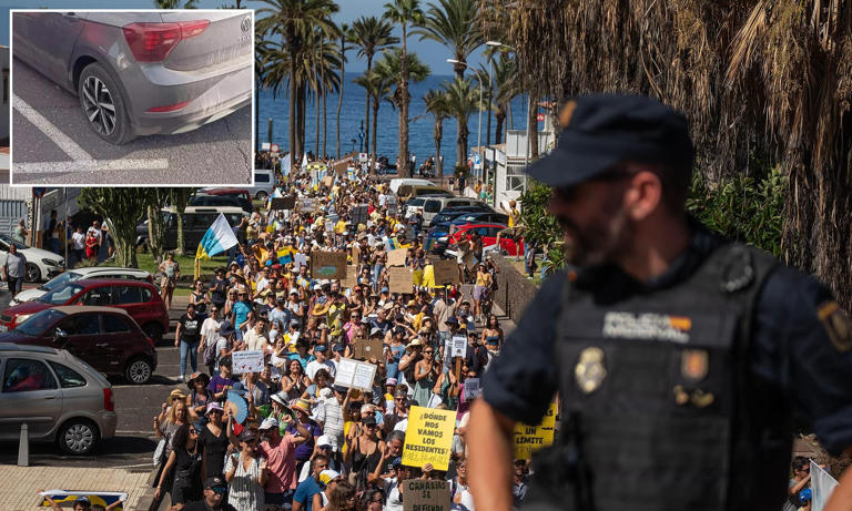 Anti-tourism protests erupt in Tenerife just weeks before Easter holidays