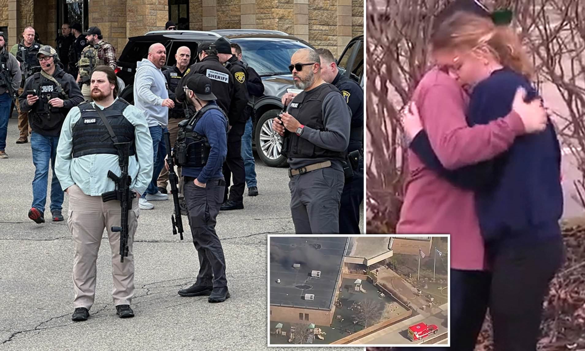 Shooter killed by security guard after driving truck into synagogue ...