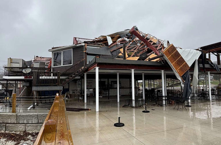 Severe storm damages Grafton businesses and homes as National Weather ...