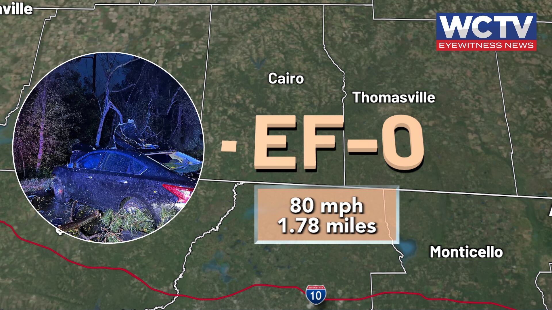 NWS confirms EF-0 tornado touched down in Grady County early Thursday