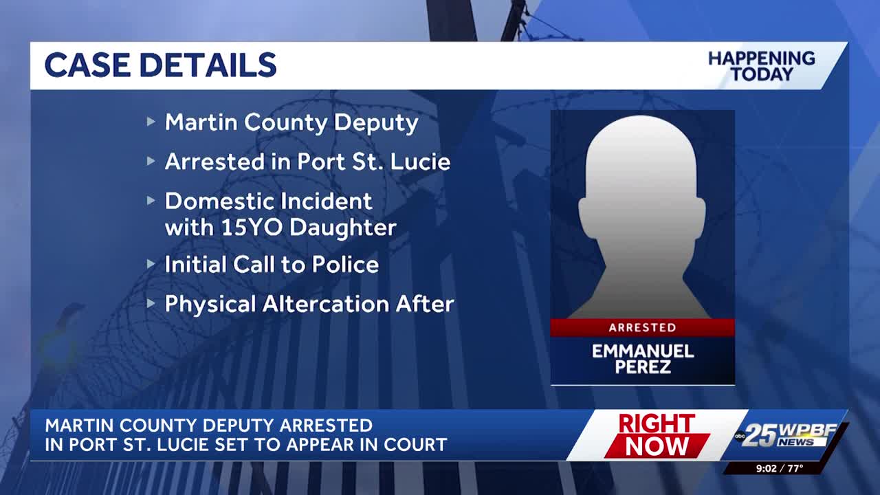 Martin County deputy arrested after physical altercation with 15-year ...