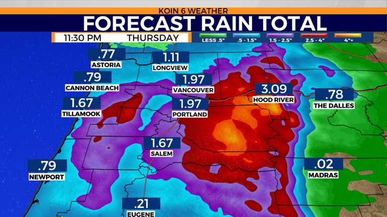 Record rainfall, flooding, landslides threaten Portland area