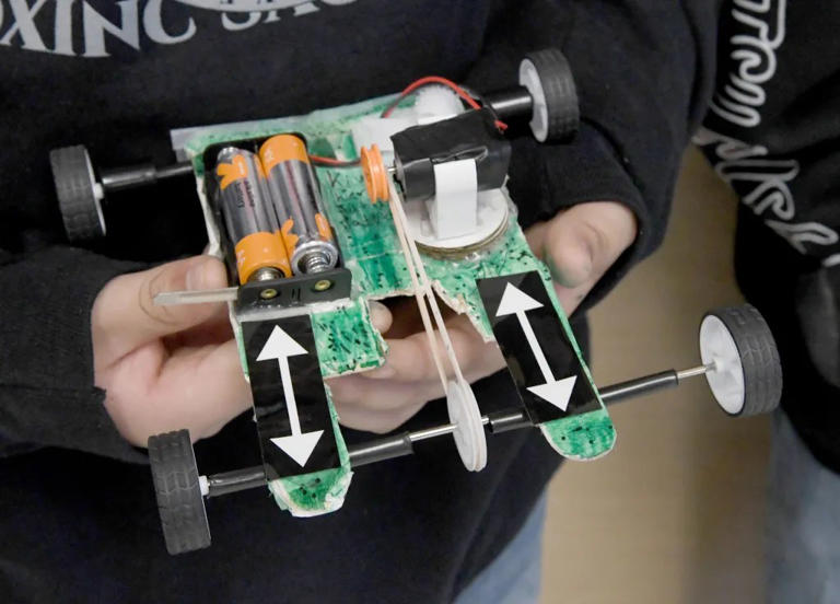 Science fair race: Mitchell students build DIY cars for March 9 event