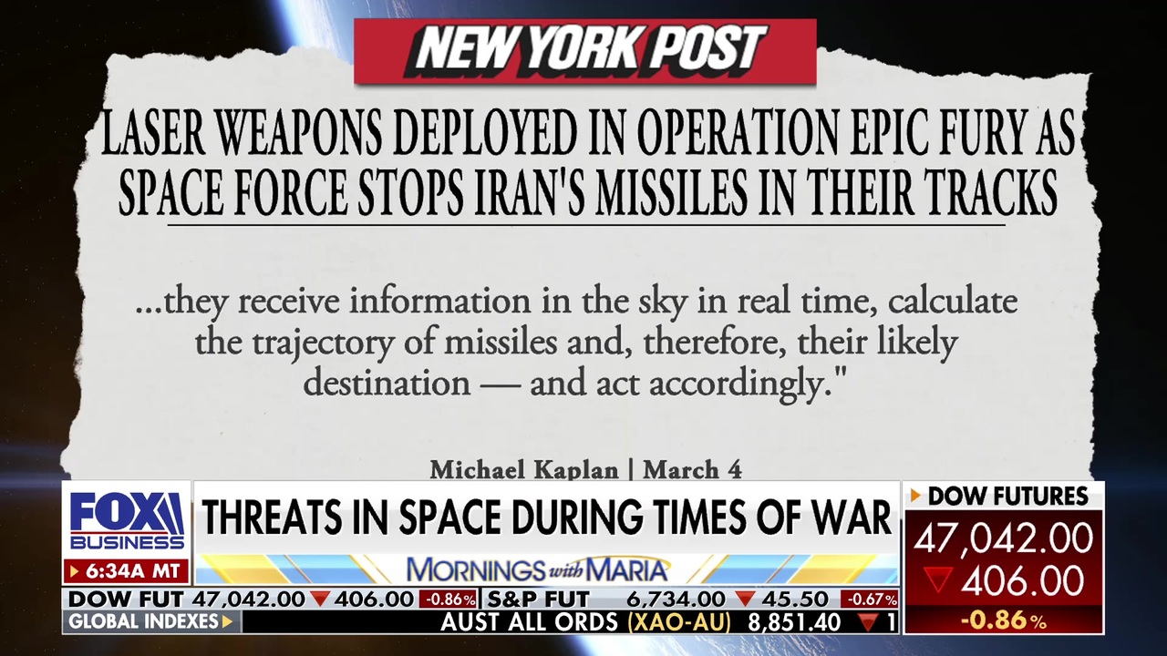 Trump deploys space technology in Operation Epic Fury
