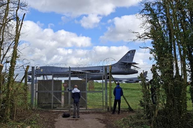 Photos show increased military activity at RAF base