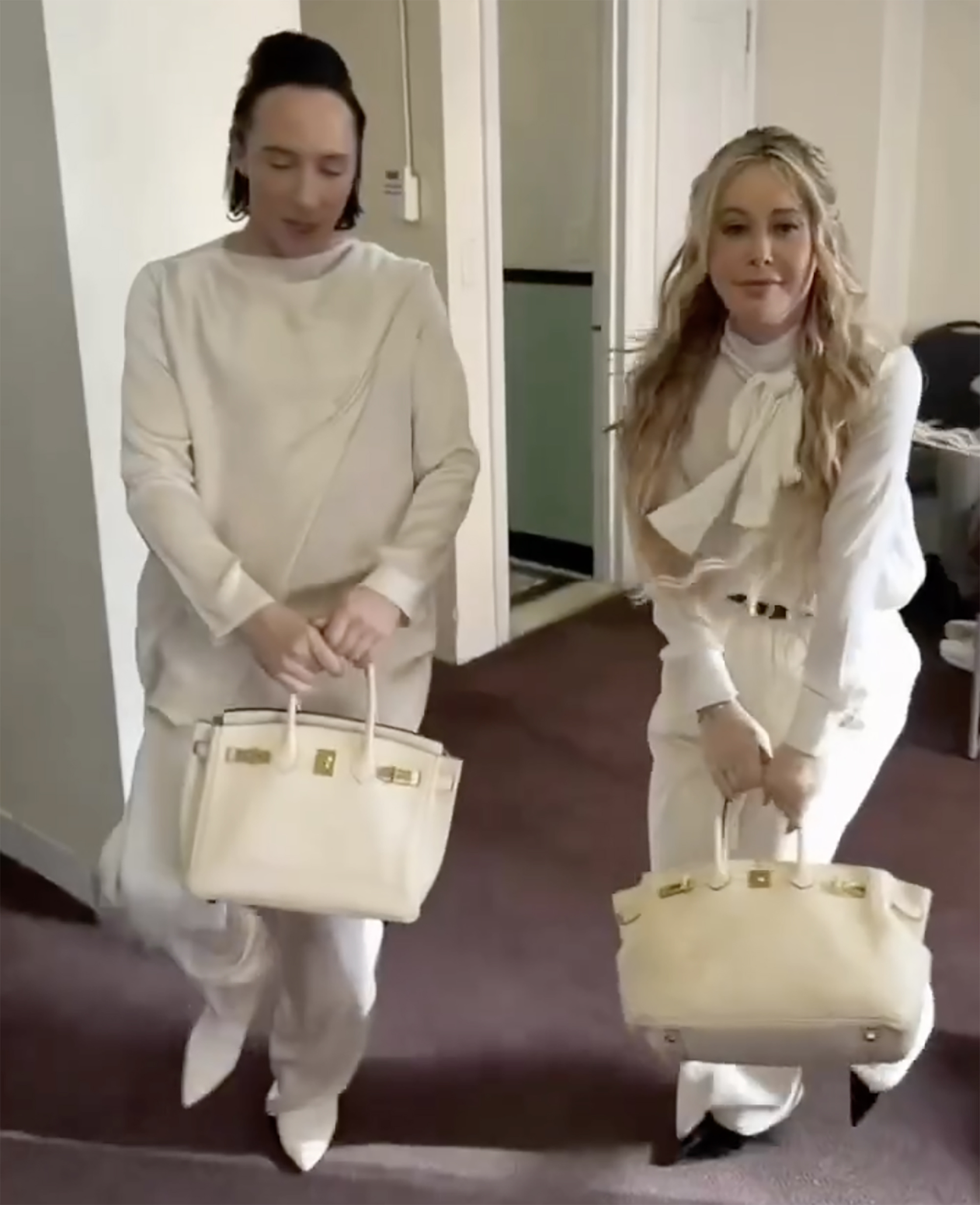 Tara Lipinski and Johnny Weir tease Rob Rausch with their matching ...