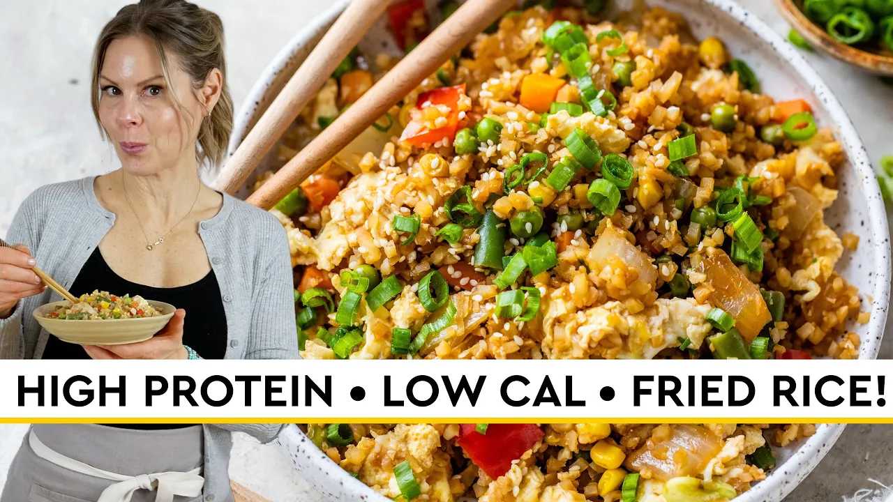High protein low calorie meal | Why I make this cauliflower fried rice ...