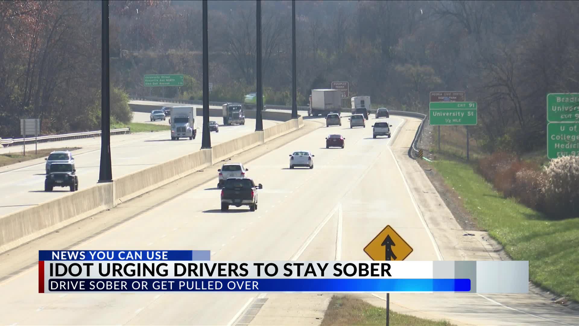 IDOT urging drivers to stay sober