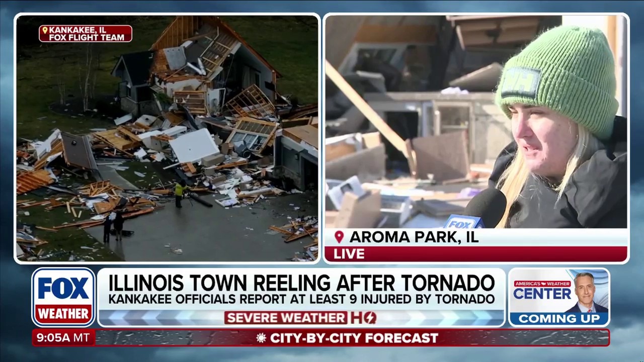 Illinois town reeling after devastating tornado ripped through neighborhoods<br><br>