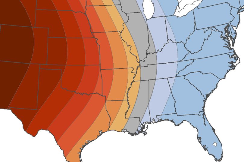 Apocalyptic American weather with major heat difference spanning US in ...