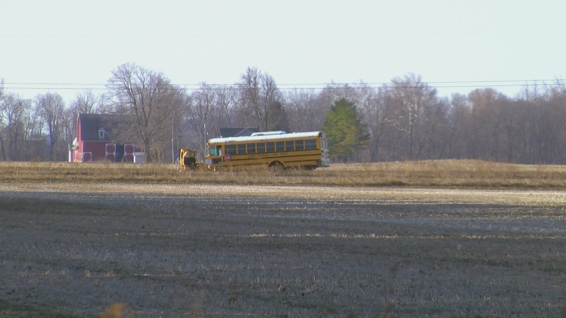 3 adults injured, no children hurt in crash involving school bus in ...