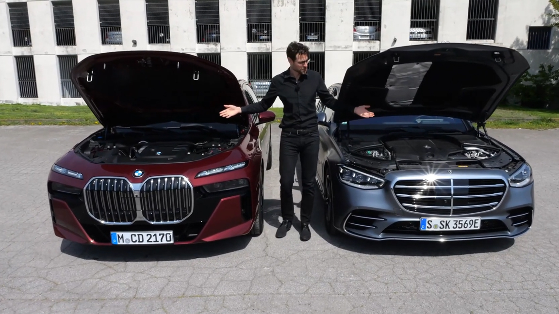 BMW 7 series vs Mercedes S class luxury comparison
