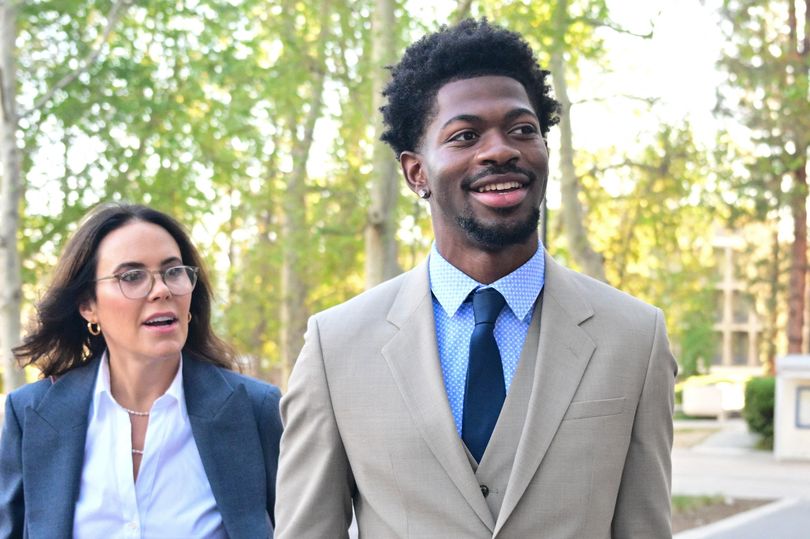 Lil Nas X’s six-word plea as he enters court for LAPD battery case