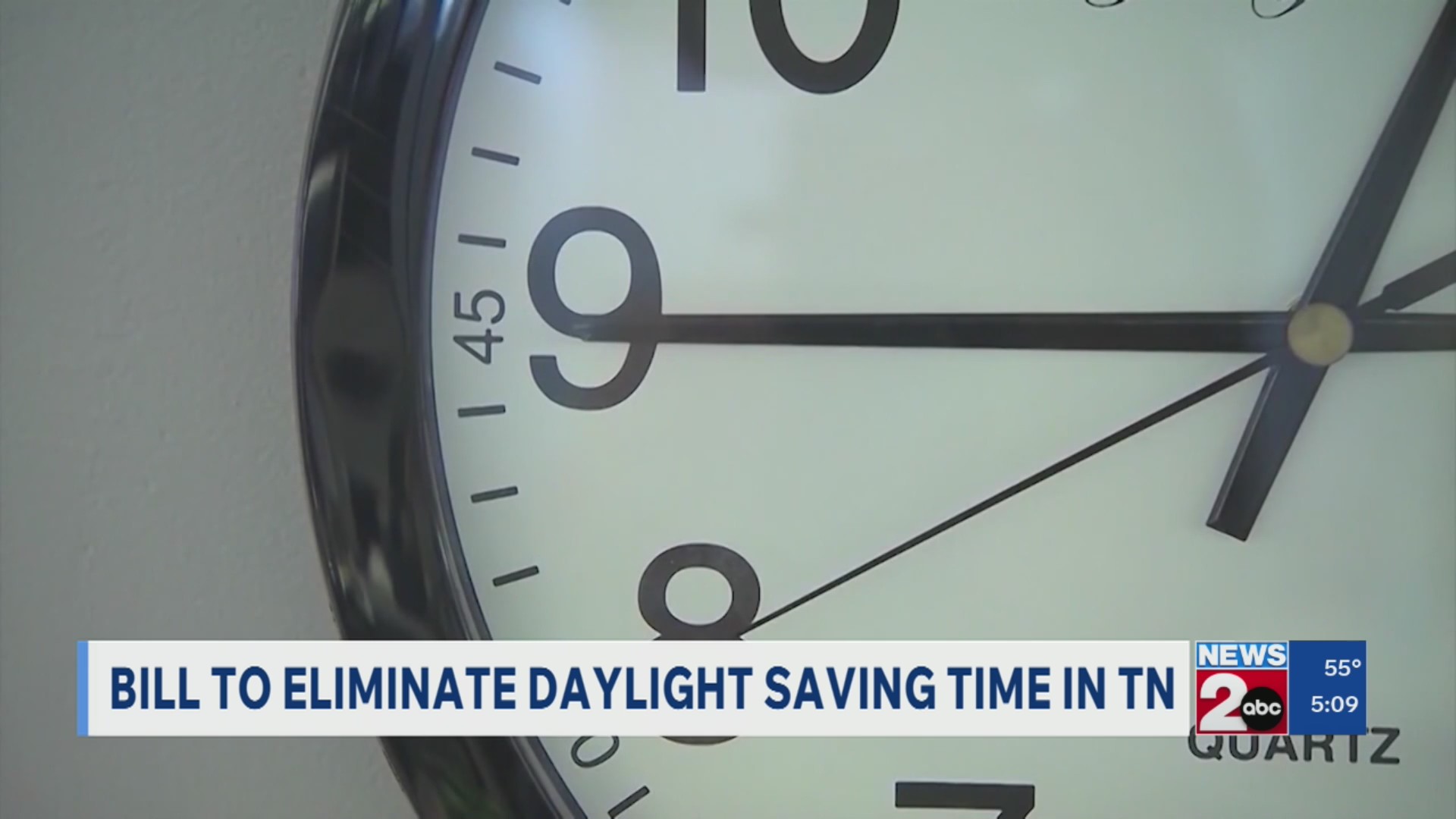Bill to eliminate daylight saving time in Tennessee