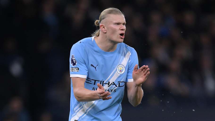 Erling Haaland is a target for Real Madrid. | MB Media/Getty Images