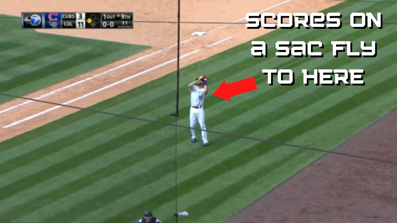 Anthony Rizzo Scores on a Pop Up To The First Basemen