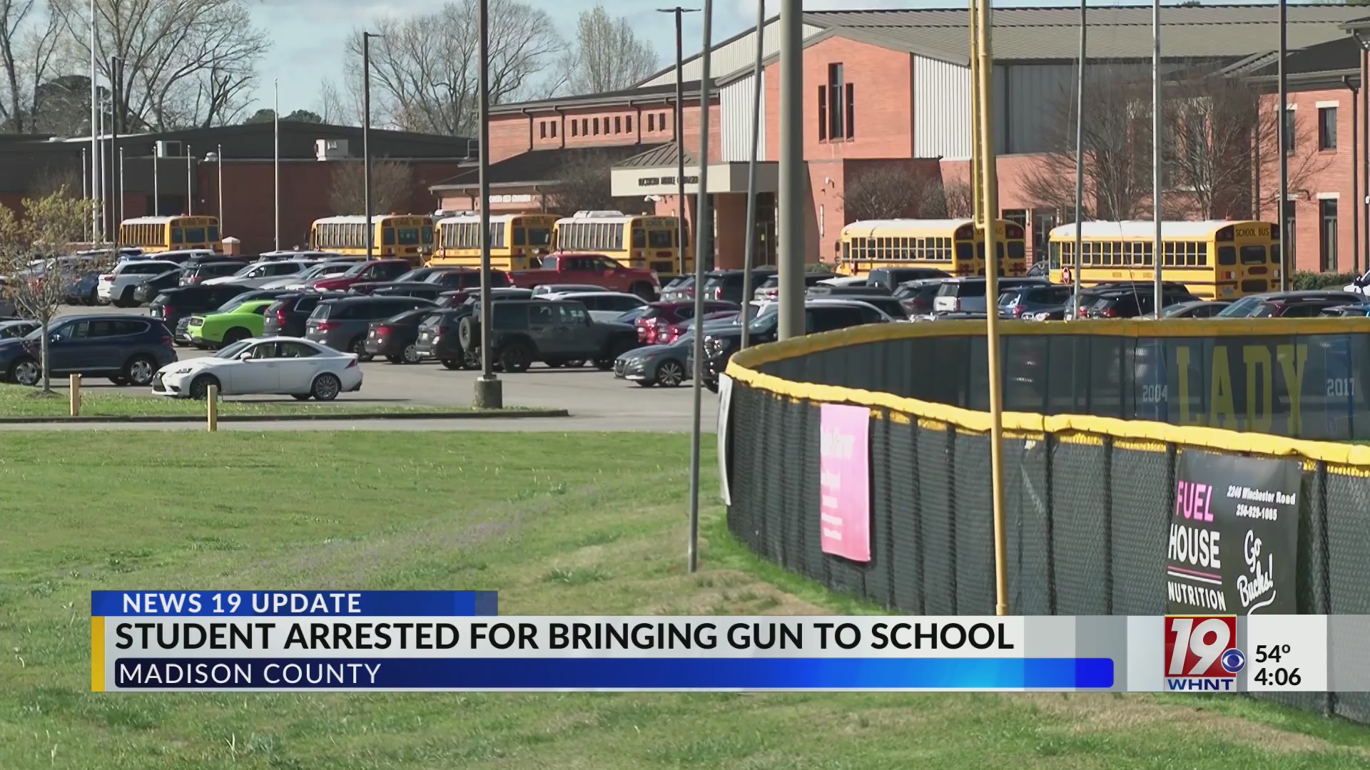 Student arrested for bringing gun to school | March 12, 2026 | News 19 ...