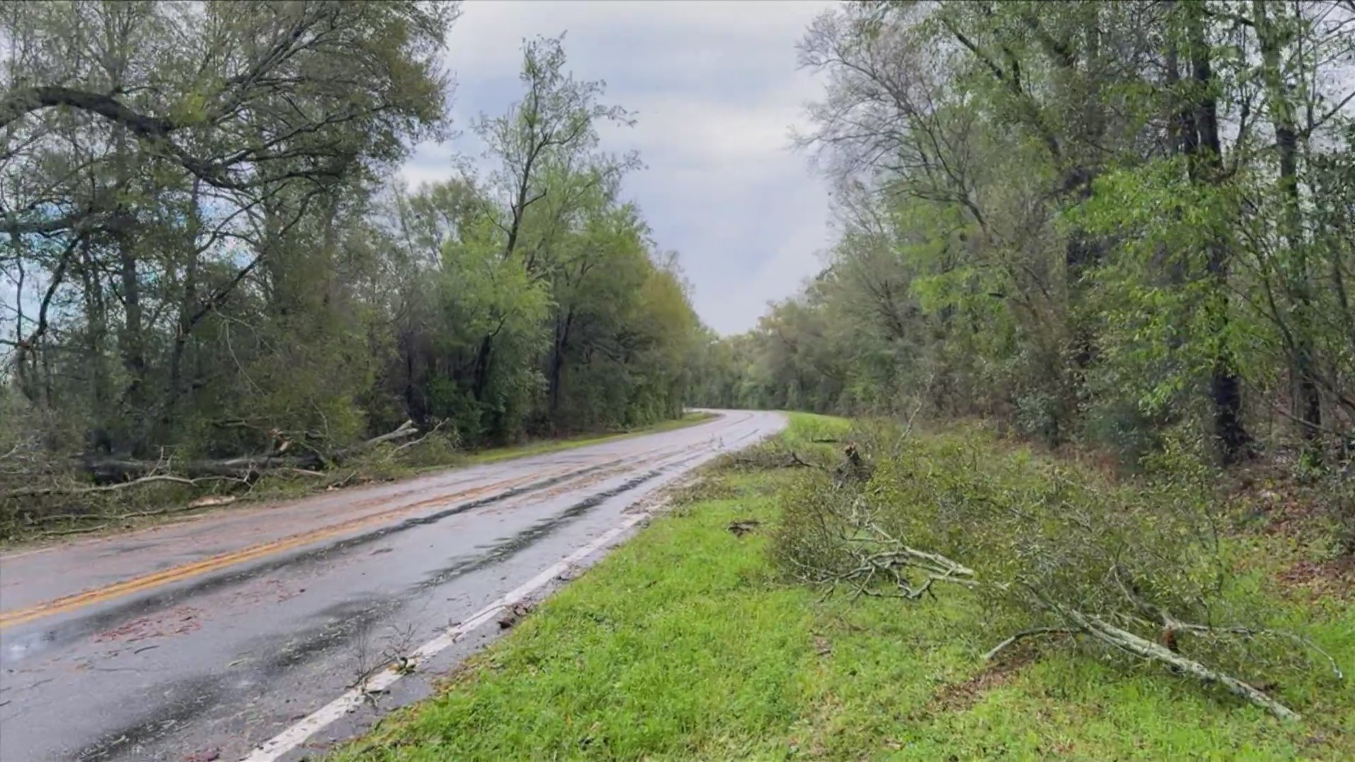 Severe storm damage in Jackson County