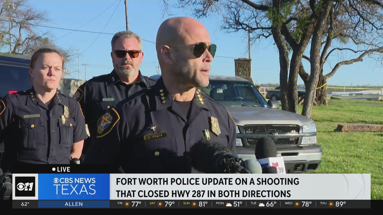 1 dead in Fort Worth police shooting on Highway 287; highway closed