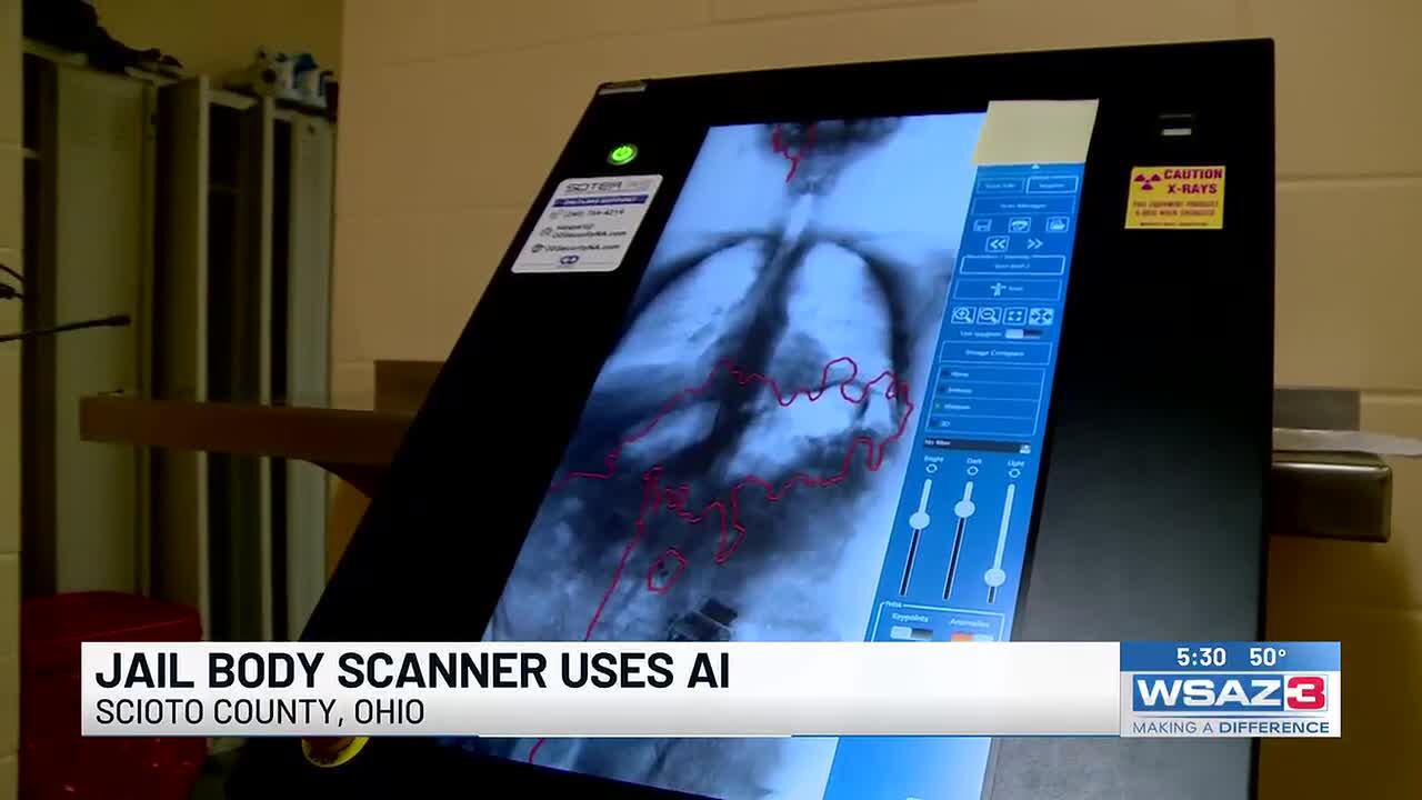 Local jail body scanner uses AI