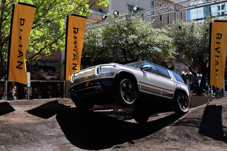 Rivian debuts R2 SUV at SXSW with off-road course on Congress Avenue